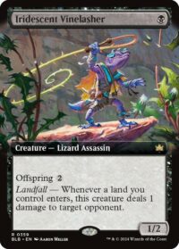 Iridescent Vinelasher (Extended Art) - #359 - Rare - Inglés
