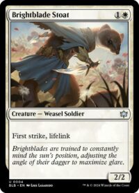 Brightblade Stoat - #4 - Uncommon - Inglés