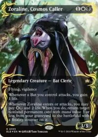Zoraline, Cosmos Caller (Borderless) (Raised Foil) - #355 - Rare - Inglés