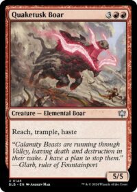 Quaketusk Boar (Foil) - #146 - Uncommon - Inglés