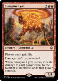 Sunspine Lynx (Foil) - #155 - Rare - Inglés