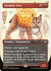 Sunspine Lynx (Borderless) (Foil) - #292 - Rare - Inglés