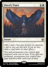 Dawn's Truce (Foil) - #9 - Rare - Inglés