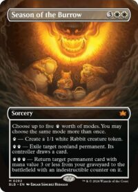 Season of the Burrow (Borderless) (Foil) - #282 - Mythic - Inglés