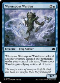 Waterspout Warden (Foil) - #80 - Common - Inglés