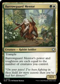 Burrowguard Mentor (Foil) - #206 - Uncommon - Inglés