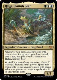 Helga, Skittish Seer (Foil) - #217 - Mythic - Inglés