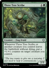 Three Tree Scribe (Foil) - #199 - Uncommon - Inglés