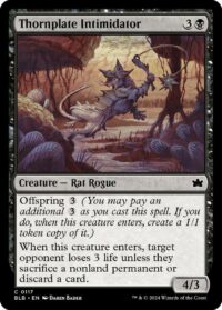 Thornplate Intimidator (Foil) - #117 - Common - Inglés