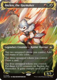 Baylen, the Haymaker (Borderless) (Raised Foil) - #345 - Rare - Inglés