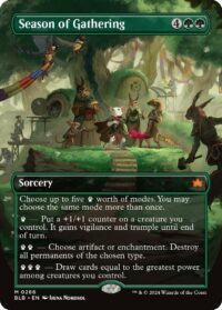 Season of Gathering (Borderless) (Foil) - #286 - Mythic - Inglés