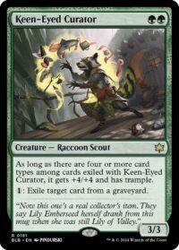 Keen-Eyed Curator (Foil) - #181 - Rare - Inglés
