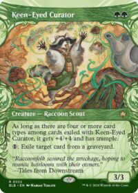 Keen-Eyed Curator (Showcase) (Foil) - #322 - Rare - Inglés