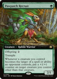 Pawpatch Recruit (Extended Art) (Foil) - #363 - Rare - Inglés