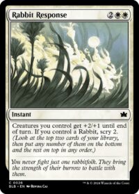Rabbit Response (Foil) - #26 - Common - Inglés