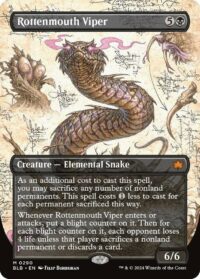 Rottenmouth Viper (Borderless) (Foil) - #290 - Mythic - Inglés