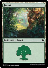 Forest (Foil) - #377 - Land - Inglés