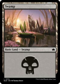 Swamp (Foil) - #374 - Land - Inglés