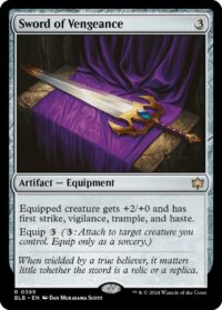 Sword of Vengeance (Foil) - #395 - Rare - Inglés