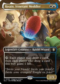 Kwain, Itinerant Meddler (Borderless) (Foil) (CD) - #90 - Rare - Inglés