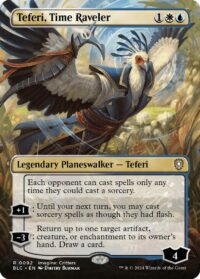 Teferi, Time Raveler (Borderless) (CD) - #92 - Rare - Inglés