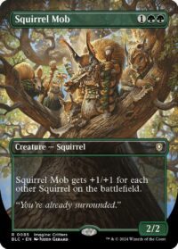 Squirrel Mob (Borderless) (CD) - #85 - Rare - Inglés