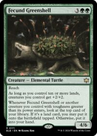 Fecund Greenshell (Foil) - #171 - Rare - Inglés