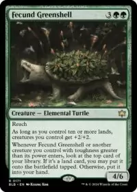 Fecund Greenshell (Foil) - #171 - Rare - Inglés