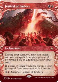 Festival of Embers (Showcase) (Foil) - #316 - Rare - Inglés