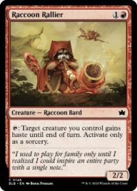 Raccoon Rallier - #148 - Common - Inglés