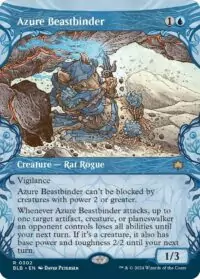 Azure Beastbinder (Showcase) (Foil) - #302 - Rare - Inglés