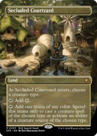 Secluded Courtyard (Special Guest Foil) - #63 - Mythic - Inglés
