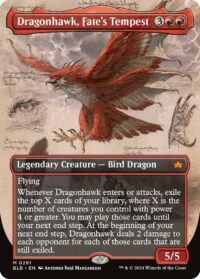 Dragonhawk, Fate's Tempest (Borderless) (Foil) - #291 - Mythic - Inglés