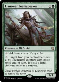 Llanowar Loamspeaker (CD) - #228 - Rare - Inglés