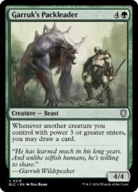 Garruk's Packleader (Foil) (CD) - #218 - Uncommon - Inglés