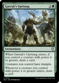 Garruk's Uprising (CD) - #219 - Uncommon - Inglés