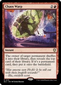 Chaos Warp (Foil) (CD) - #115 - Rare - Inglés