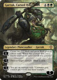 Garruk, Cursed Huntsman (Borderless) (CD) - #99 - Mythic - Inglés