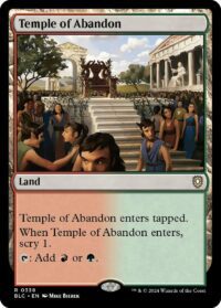 Temple of Abandon (Foil) (CD) - #338 - Rare - Inglés