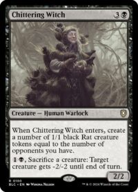 Chittering Witch (Foil) (CD) - #180 - Rare - Inglés