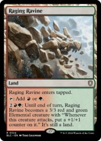 Raging Ravine (Foil) (CD) - #324 - Rare - Inglés