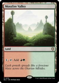 Mossfire Valley (Foil) (CD) - #316 - Rare - Inglés