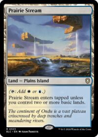 Prairie Stream (Foil) (CD) - #323 - Rare - Inglés