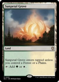 Sunpetal Grove (Foil) (CD) - #335 - Rare - Inglés
