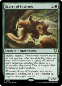 Scurry of Squirrels (Foil) (CD) - #33 - Rare - Inglés