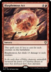 Blasphemous Act (Foil) (CD) - #114 - Rare - Inglés
