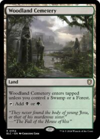 Woodland Cemetery (Foil) (CD) - #354 - Rare - Inglés
