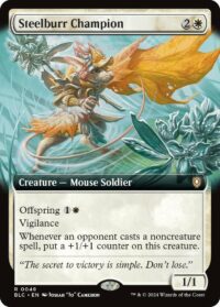 Steelburr Champion (Extended Art) (CD) - #48 - Rare - Inglés