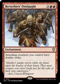 Berserkers' Onslaught (Foil) (CD) - #192 - Rare - Inglés