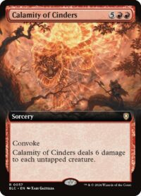 Calamity of Cinders (Extended Art) (Foil) (CD) - #57 - Rare - Inglés